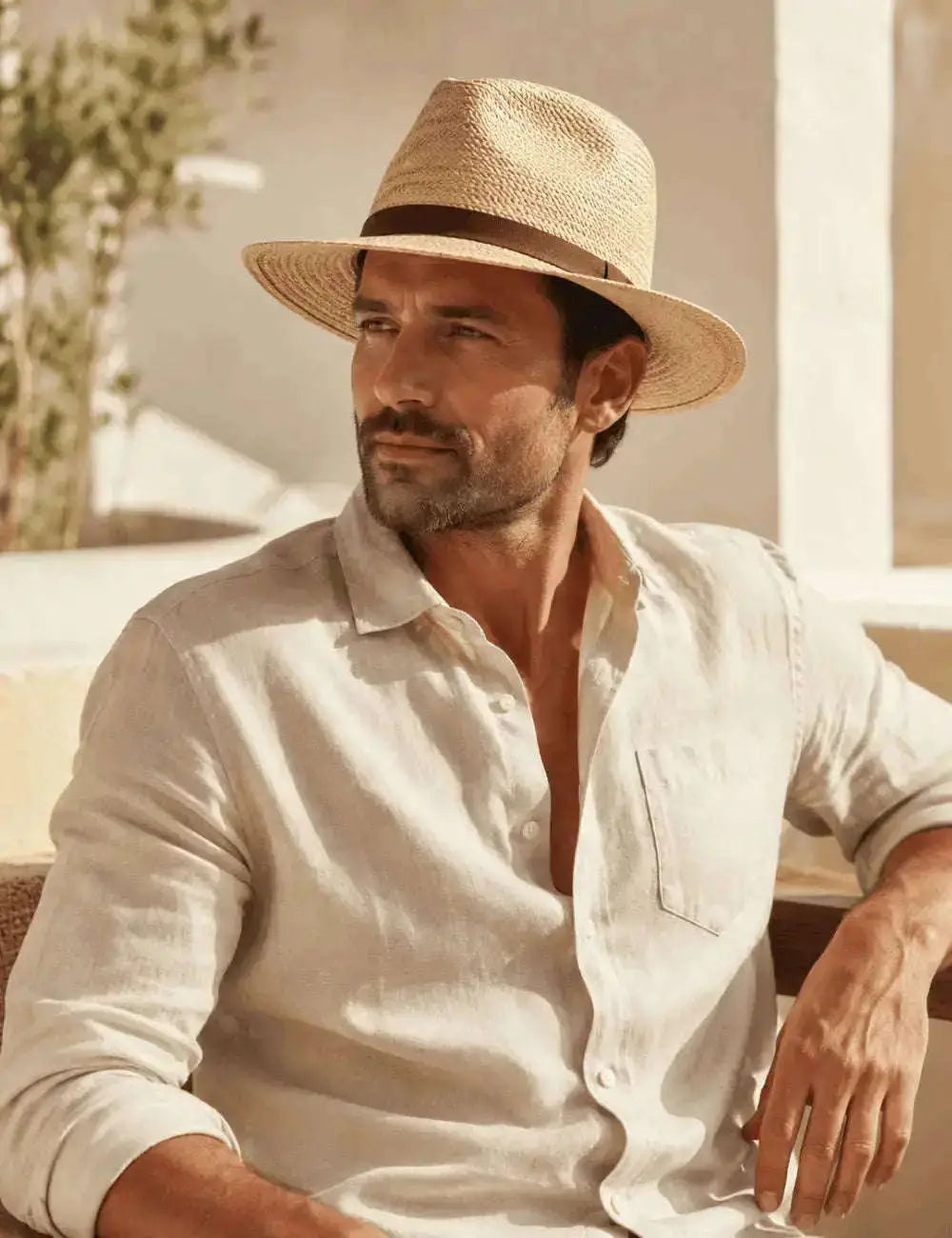 Chapeau de paille homme