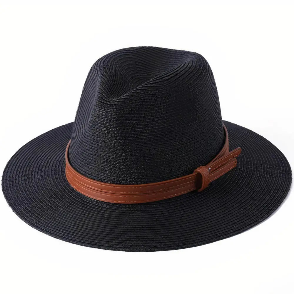 Chapeau de Paille Homme Noir