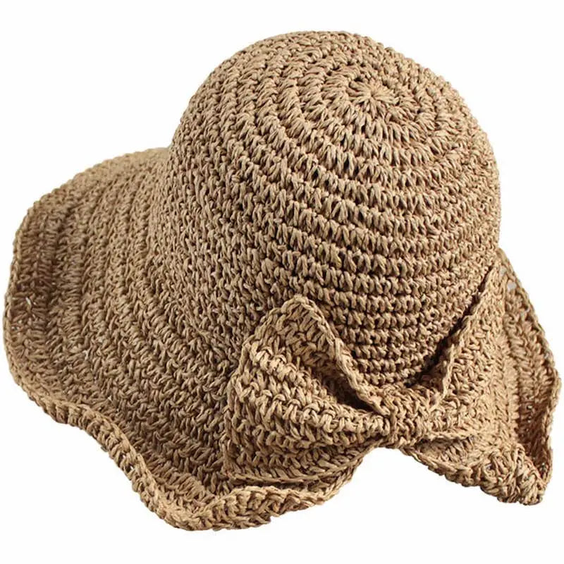 Chapeau Bébé Fille en Paille
