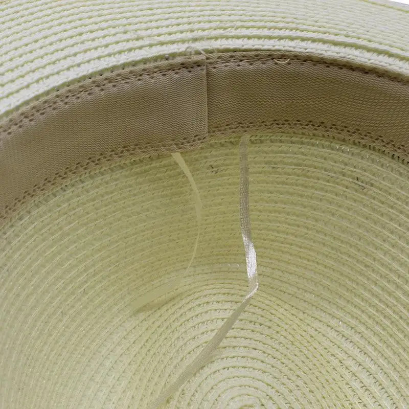 Chapeau de Paille avec Bandeau en Cuir