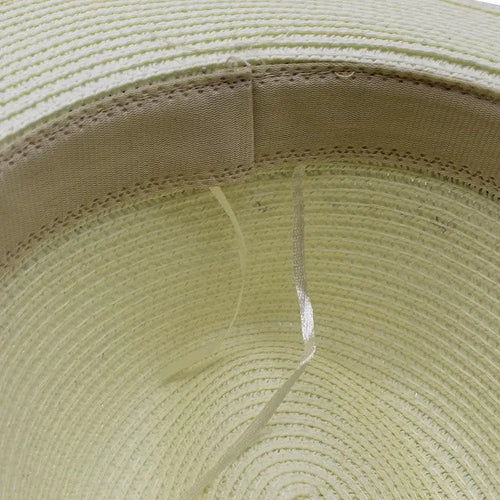 Chapeau de Paille avec Bandeau en Cuir