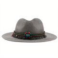 Chapeau de Paille avec Déco