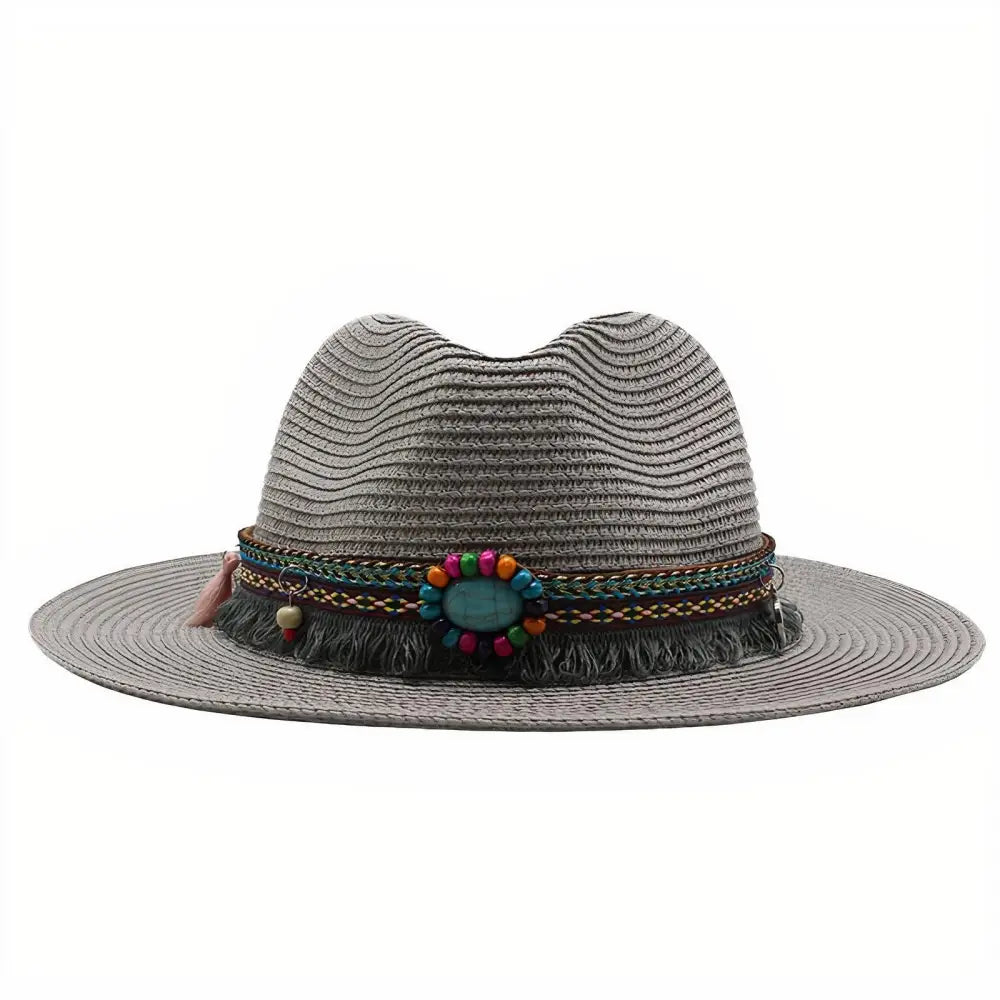 Chapeau de Paille avec Déco
