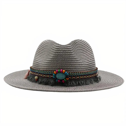 Chapeau de Paille avec Déco