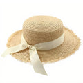 Chapeau de Paille Avec Noeud