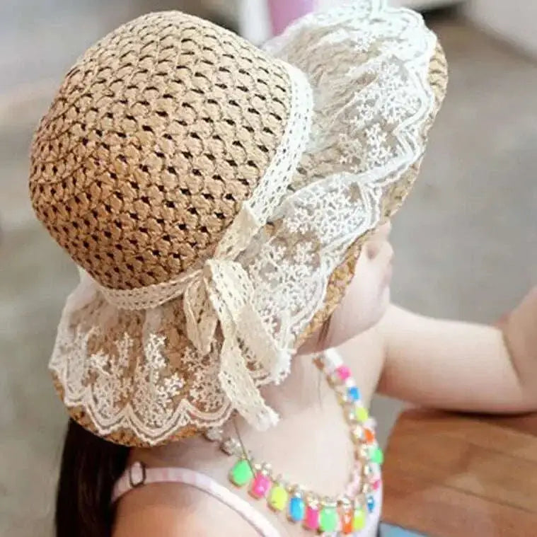 Chapeau de Paille Bébé Fille