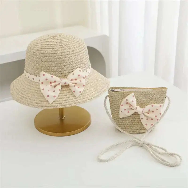Chapeau de Paille Bébé Fille Été