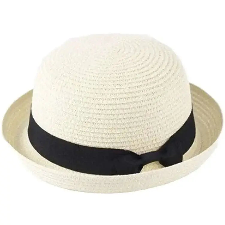 Chapeau de Paille Bébé Ruban