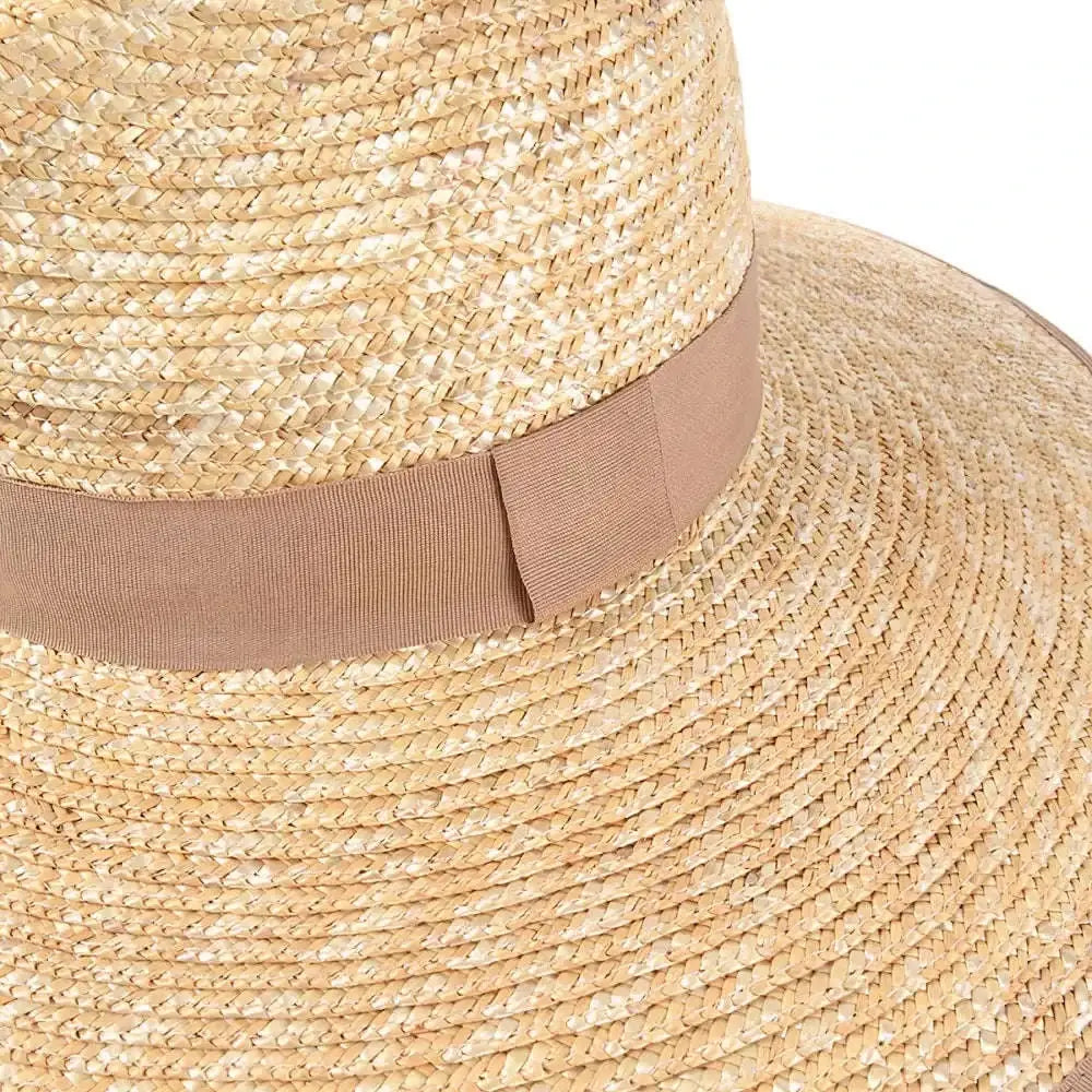 Chapeau de Paille Bandeau Beige