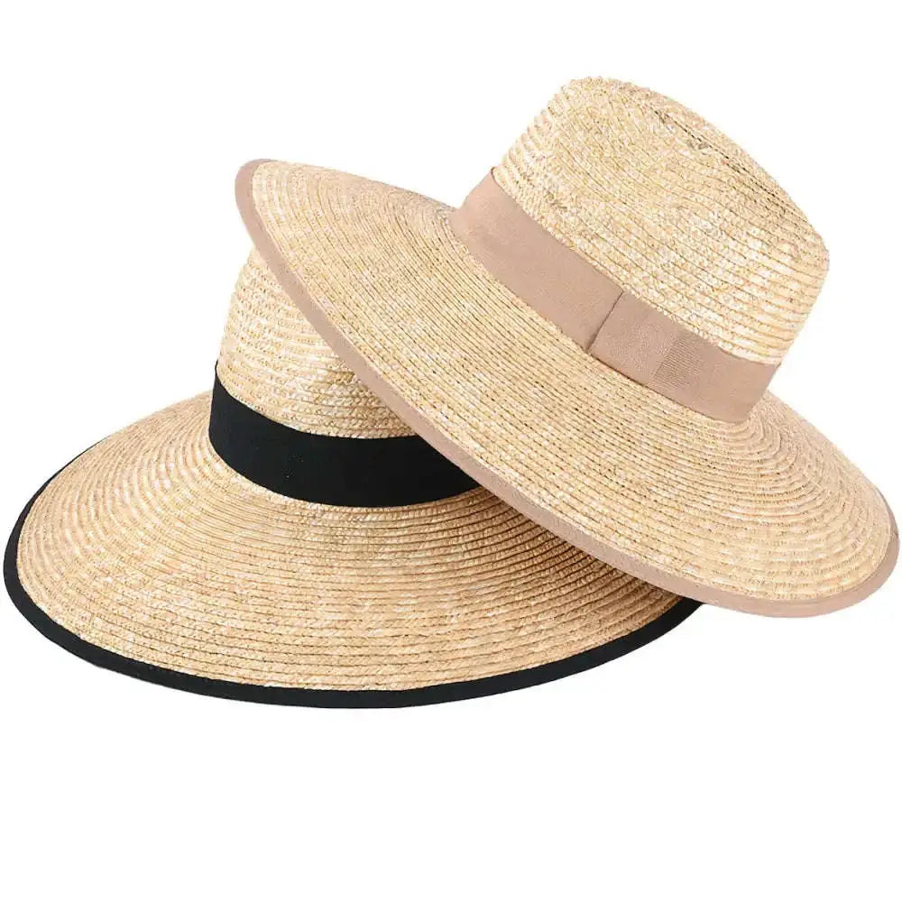 Chapeau de Paille Bandeau Beige