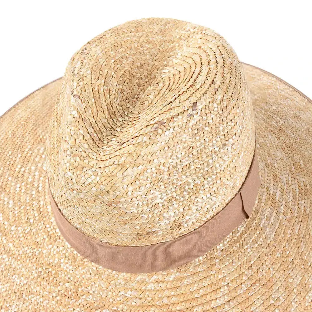 Chapeau de Paille Bandeau Beige