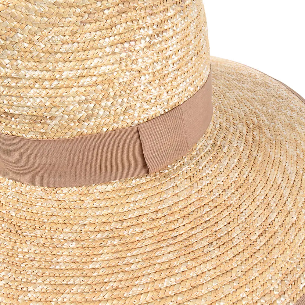 Chapeau de Paille Bandeau Beige