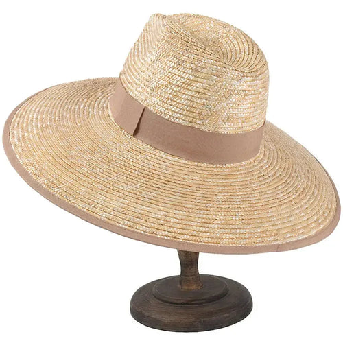 Chapeau de Paille Bandeau Beige