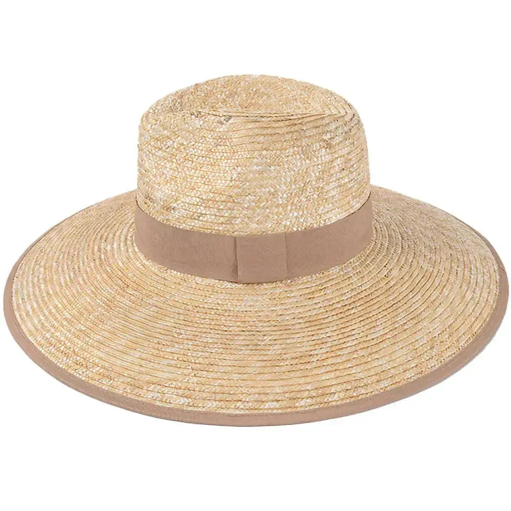 Chapeau de Paille Bandeau Beige