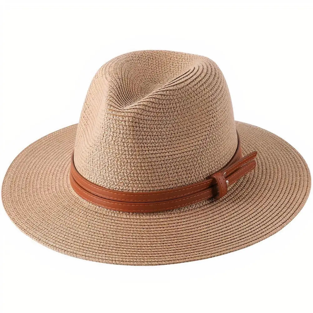 Chapeau de Paille Beige Homme