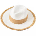 Chapeau de Paille Blanc de Plage