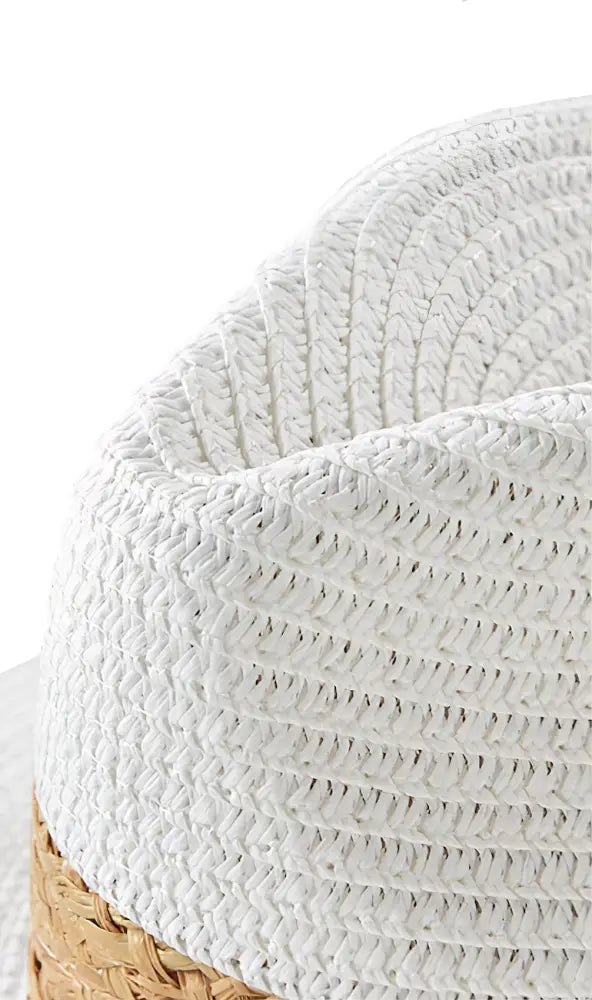 Chapeau de Paille Blanc de Plage