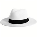 Chapeau de Paille Blanc pour Homme