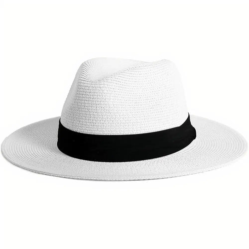Chapeau de Paille Blanc pour Homme