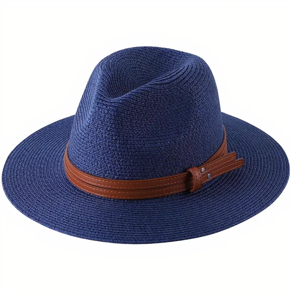Chapeau de Paille Bleu Homme