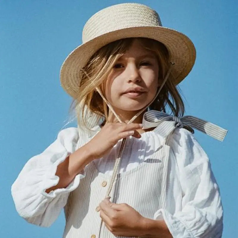 Chapeau de Paille Enfant Jardin