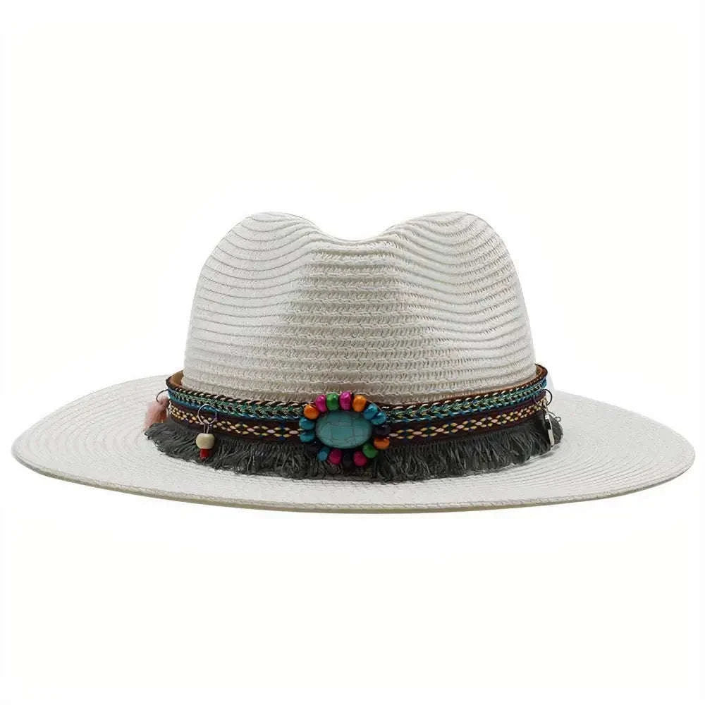 Chapeau de Paille Femme Bohème