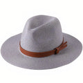 Chapeau de Paille Gris Homme