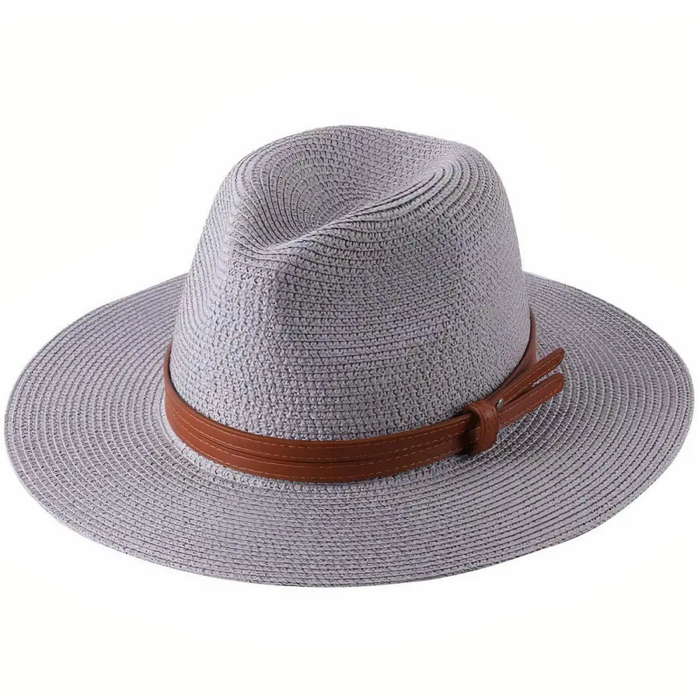 Chapeau de Paille Gris Homme