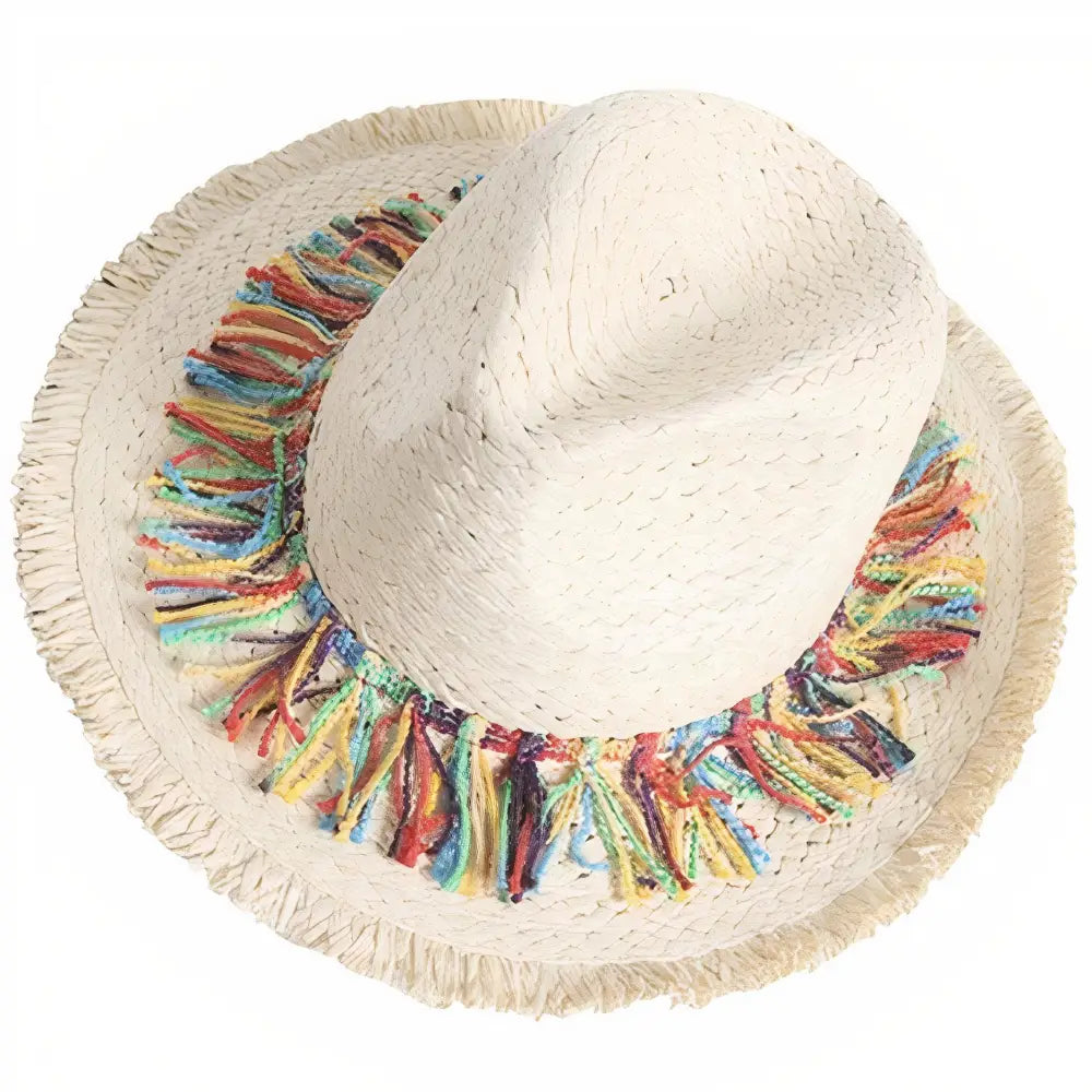 Chapeau de Paille Multi Couleurs