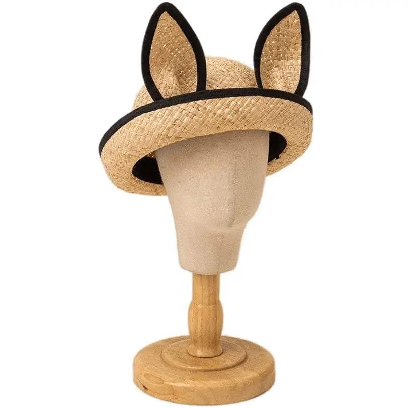 Chapeau de Paille Oreilles Fille