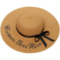 Chapeau de Paille Personnalisé - Camel