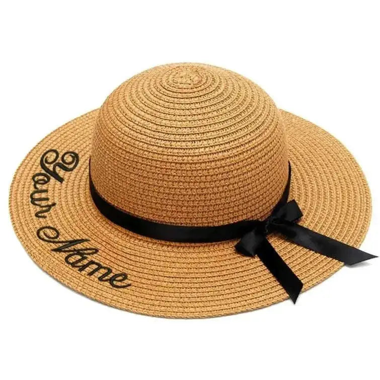 Chapeau de Paille Personnalisé Enfant