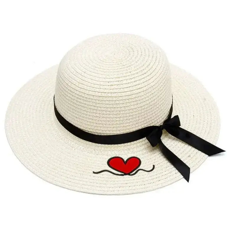 Chapeau de Paille Personnalisé Fille