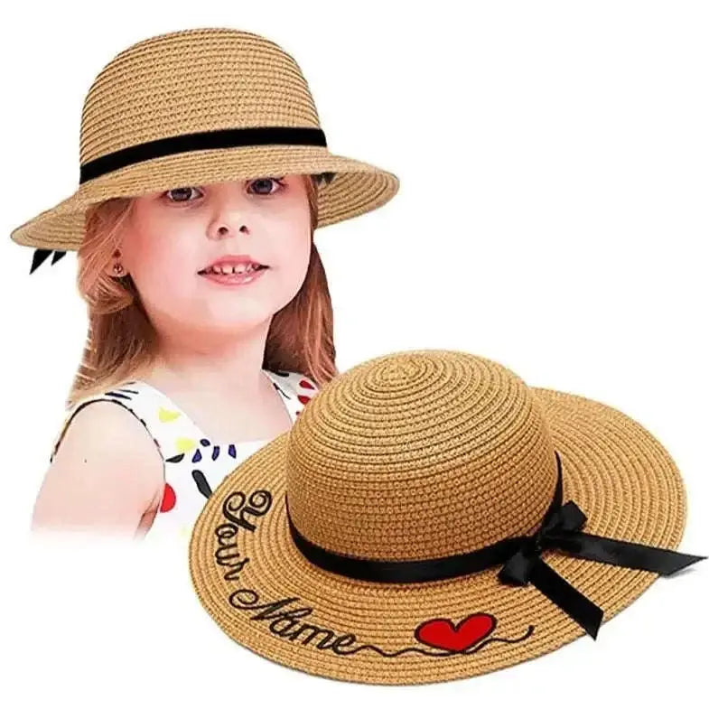 Chapeau de Paille Personnalisé Fille