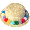 Chapeau de Paille Pompon Fille