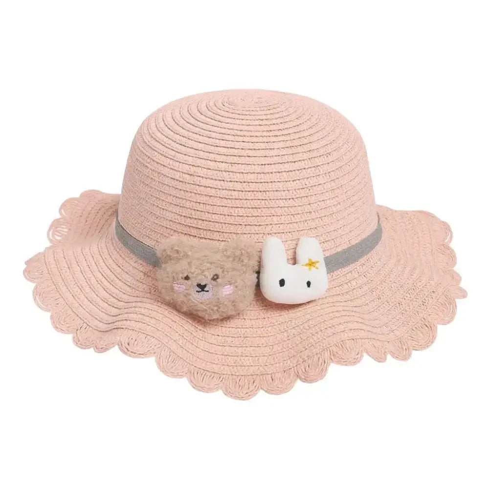 Chapeau de Paille pour Bébé Fille