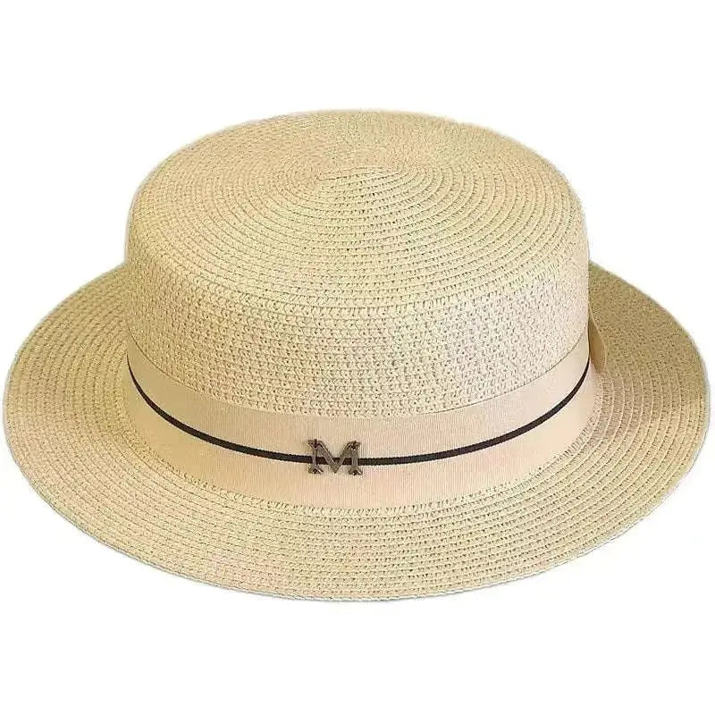 Chapeau de Paille pour Enfant Avec Lettre