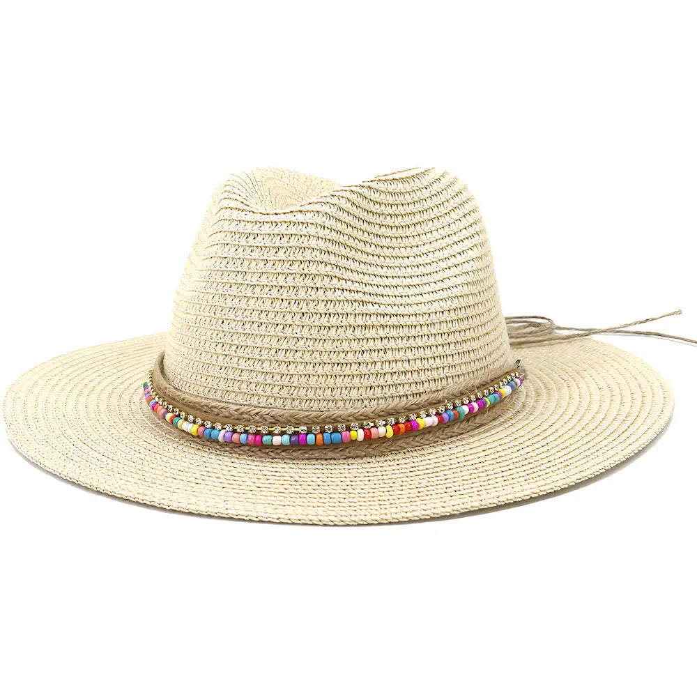 Chapeau de Paille Tour de Perles