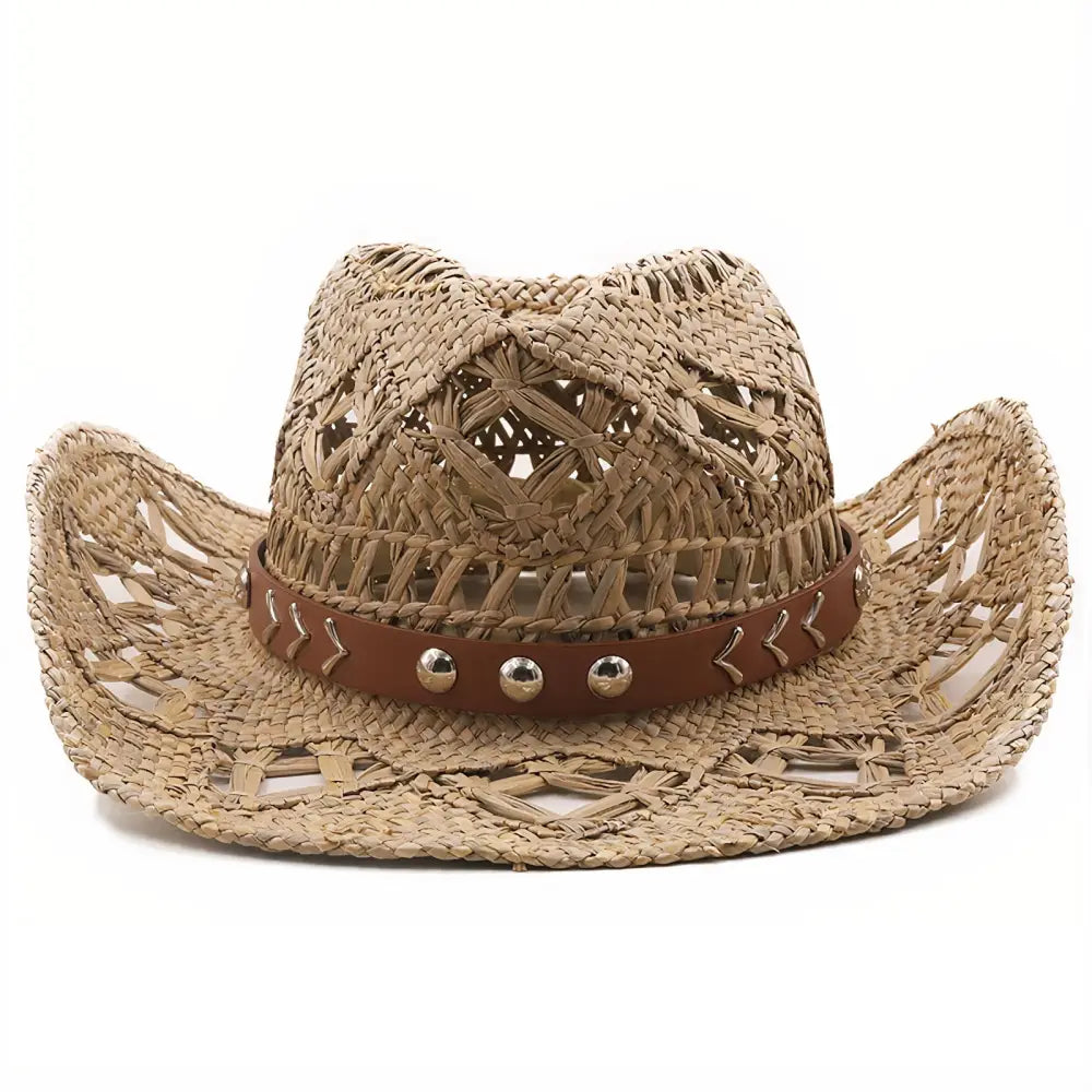 Chapeau de Paille Tressée Cowboy