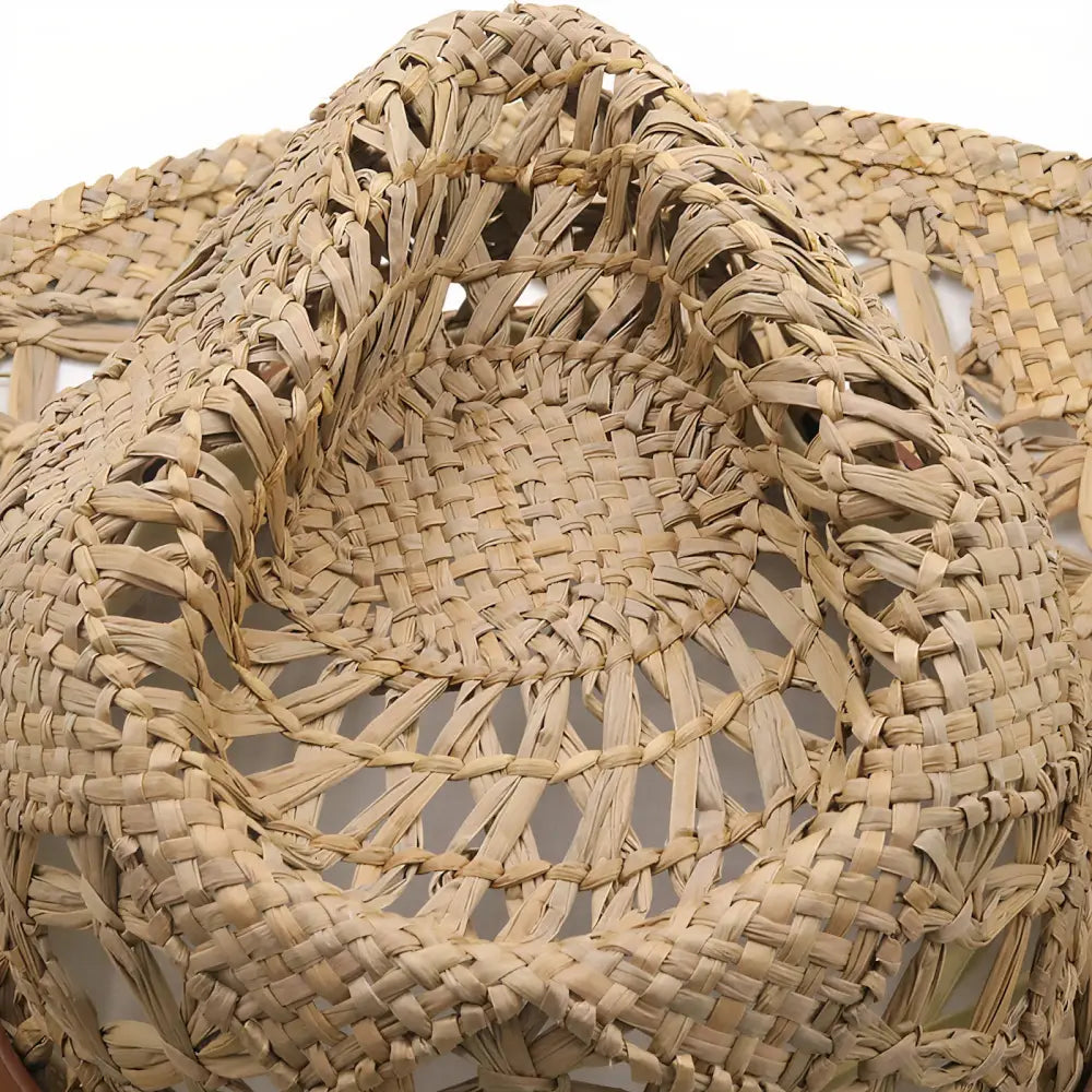 Chapeau de Paille Tressée Cowboy