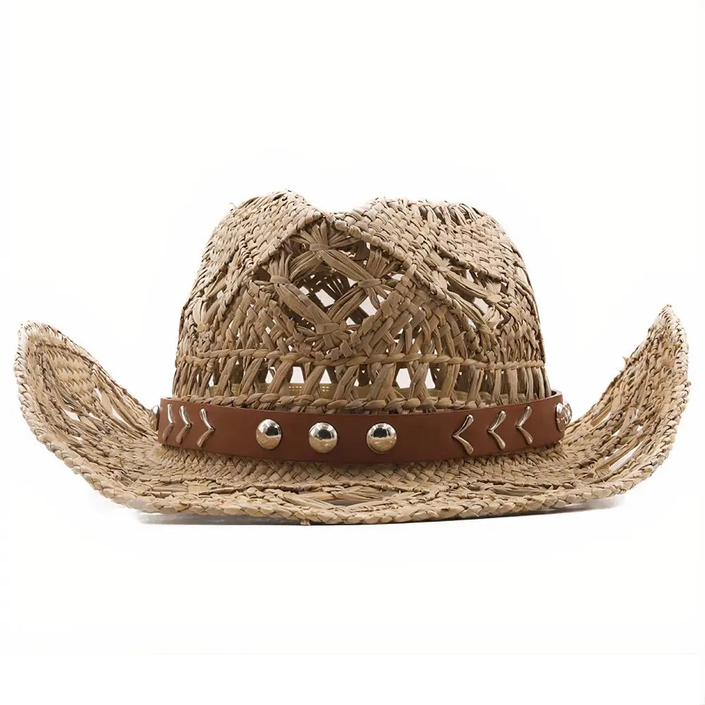 Chapeau de Paille Tressée Cowboy