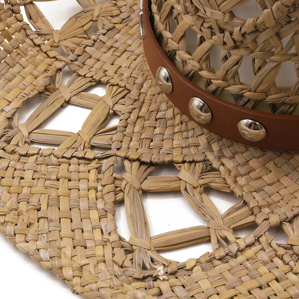Chapeau de Paille Tressée Cowboy