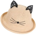 Chapeau Enfant Paille Chat